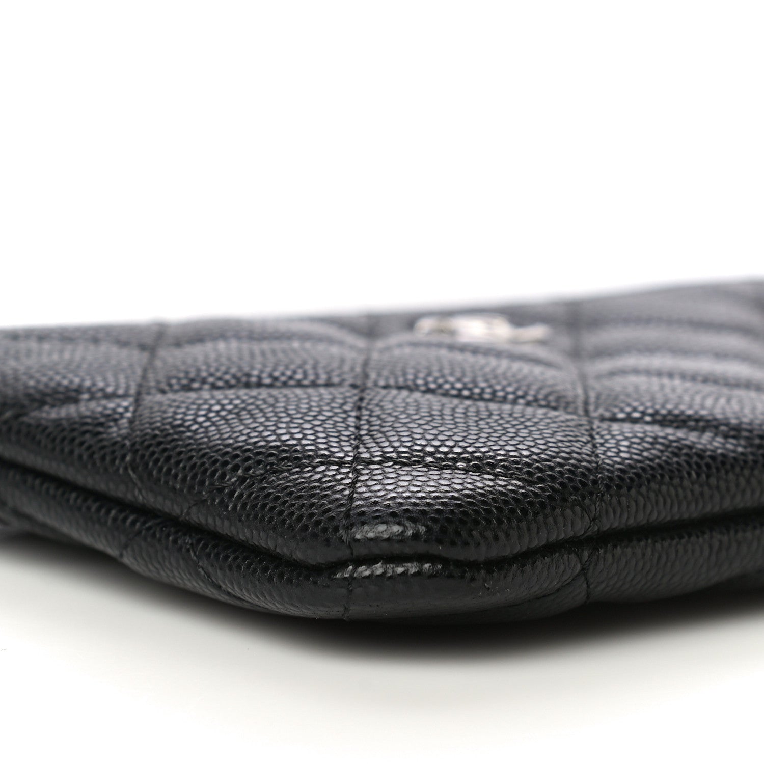 Chanel Caviar Quilted Small Cosmetic Case Black 8 of 9