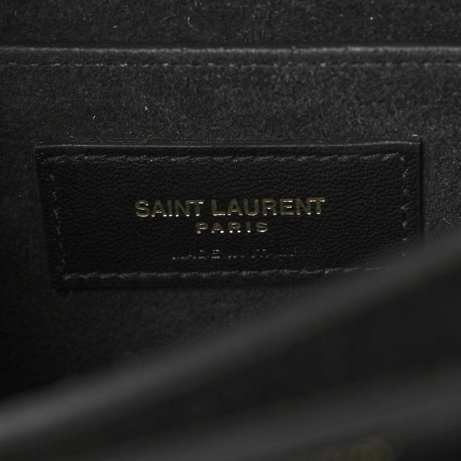 Saint Laurent Calfskin Medium Monogram Sunset Black 6 of 9