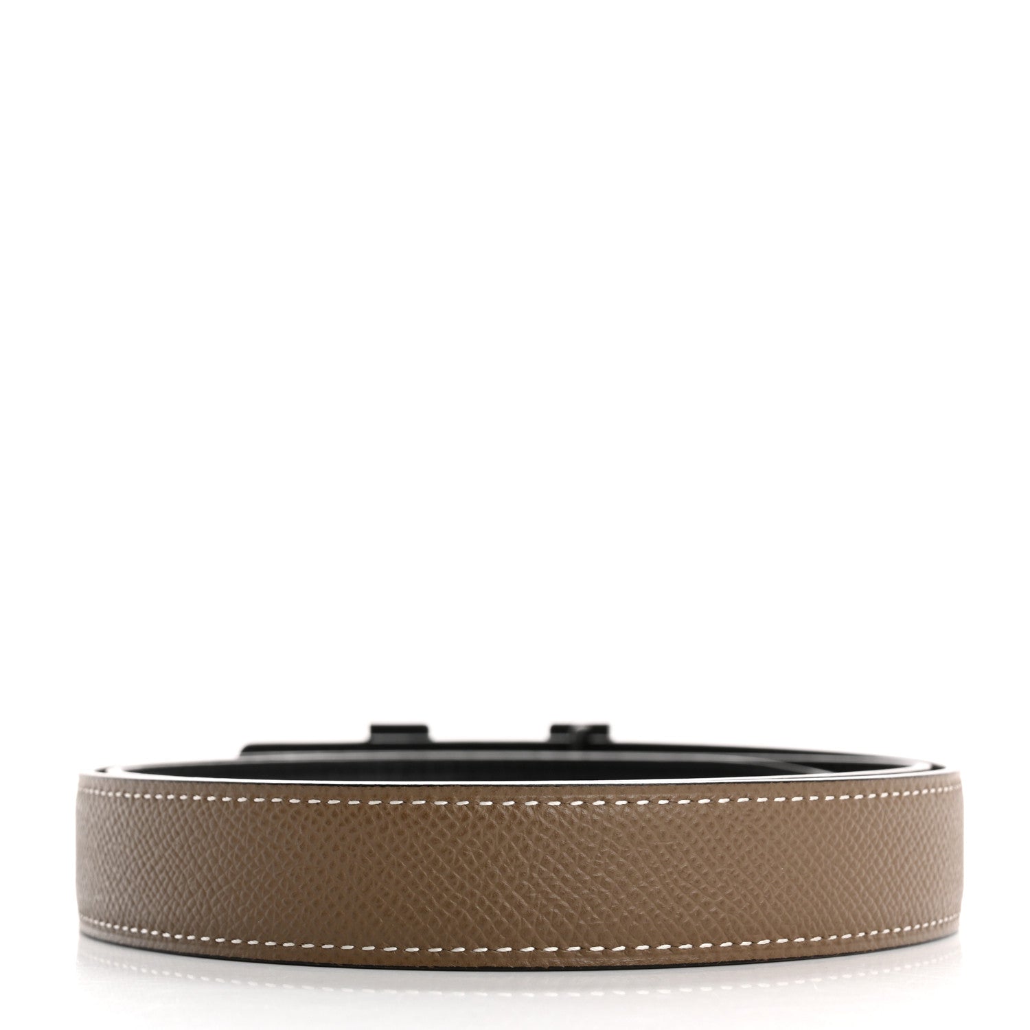 Hermes Swift Epsom 24mm Mini Constance So Black H Belt 80 32 Black Etoupe 2 of 6