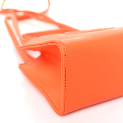 Telfar Vegan Leather Small Shopping Bag Orange 7 of 8