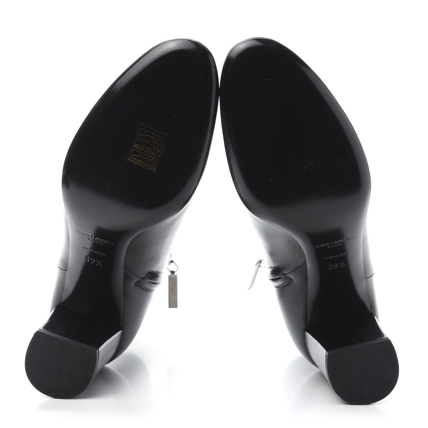 Saint Laurent Nappa Loulou Ankle Zip Boot 39.5 Black 5 of 9