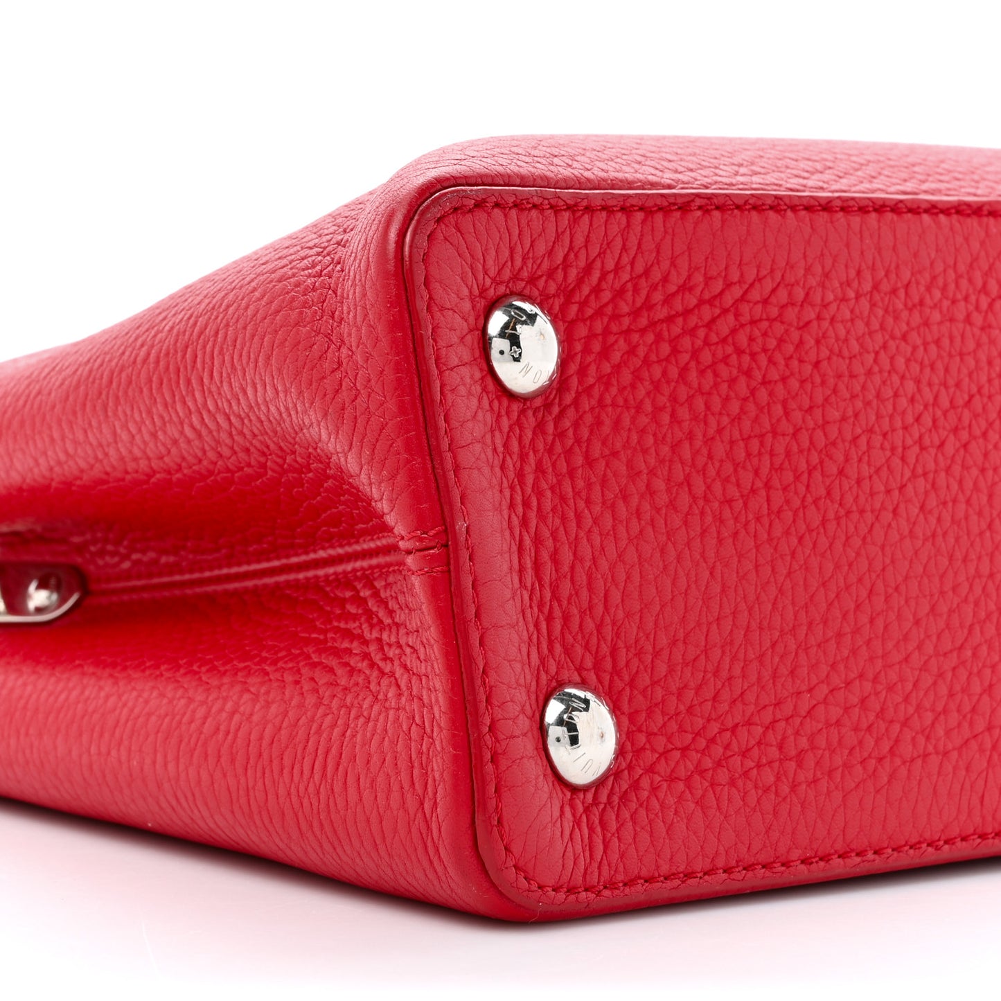 Taurillon Capucines PM Rubis