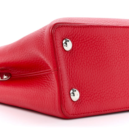 Louis Vuitton Taurillon Capucines PM Rubis 9 of 14