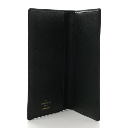 Louis Vuitton Taiga Pocket Agenda Cover Black 5 of 6