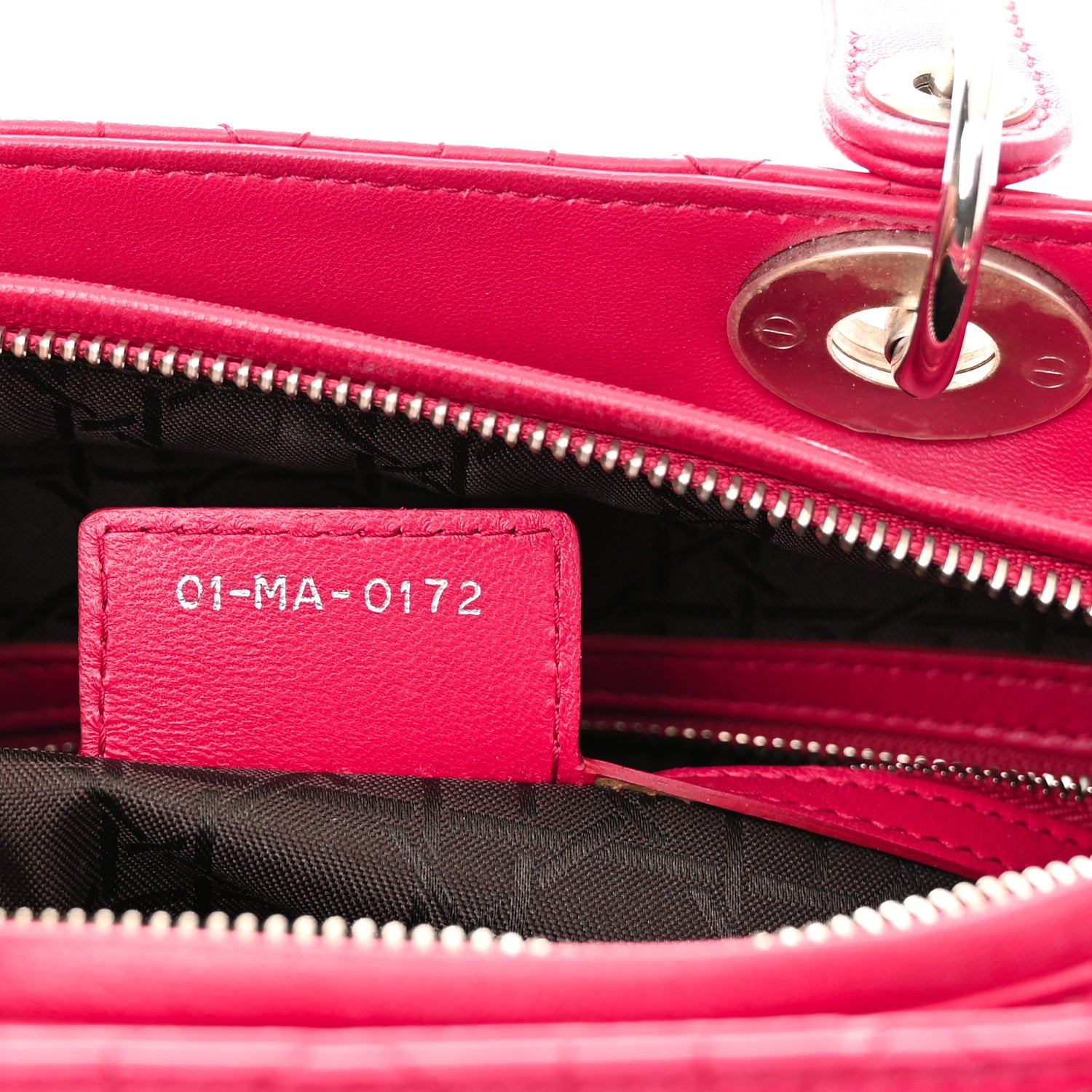 Christian Dior Lambskin Cannage Large Lady Dior Pink 6 of 10