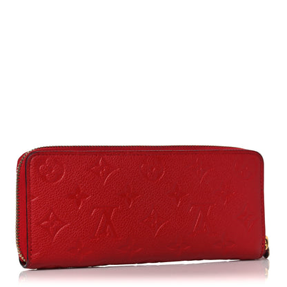 Louis Vuitton Empreinte Clemence Wallet Cherry 3 of 14