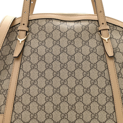 Gucci GG Supreme Monogram Medium Nice Top Handle Dome Bag Beige 8 of 12