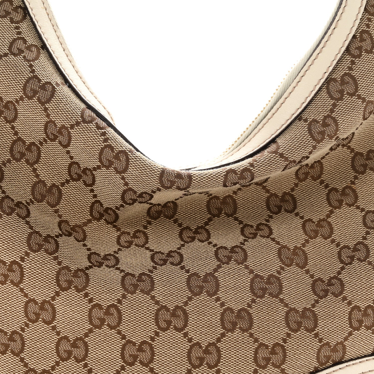 Gucci Monogram Medium New Britt Hobo Off White 8 of 10