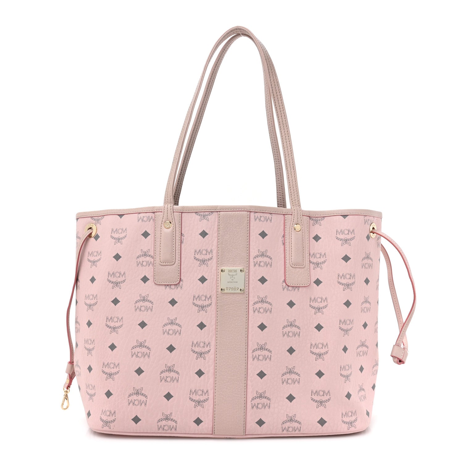 MCM Visetos Large Liz Reversible Shopper Tote Pink 1 of 21