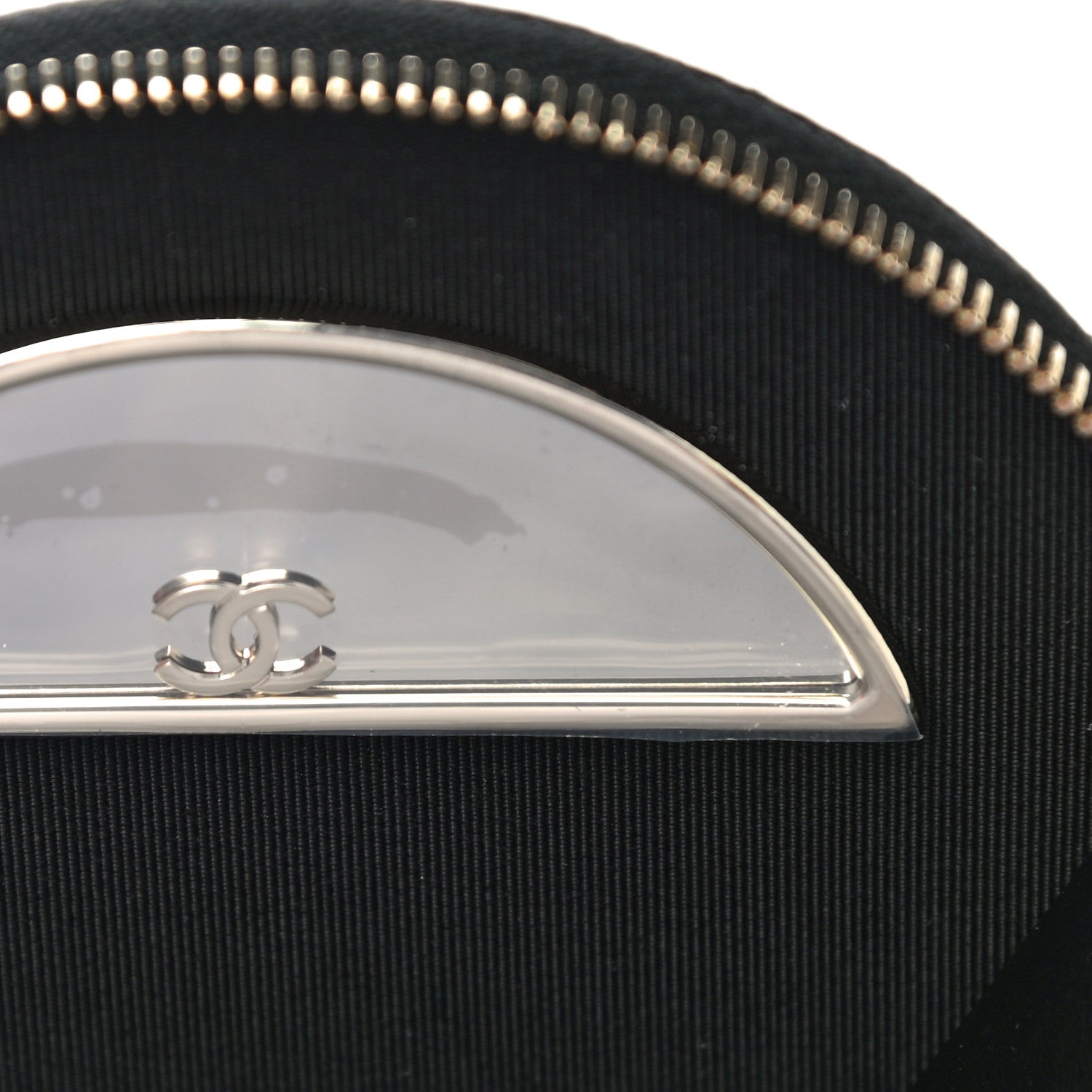 Chanel Caviar Quilted Round Handle With Care Vanity With Chain Black 8 of 11