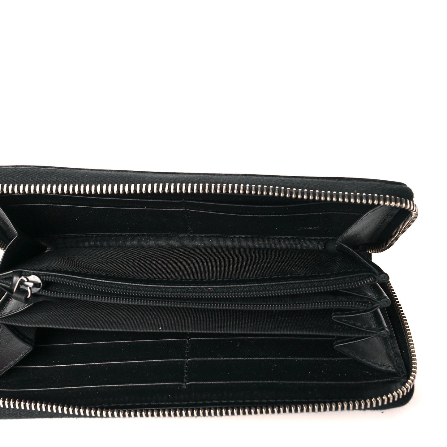 GG Supreme Monogram Tiger Zip Around Wallet