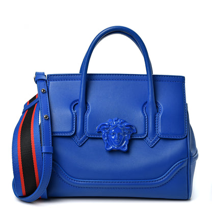 Versace Vitello Medium Palazzo Empire Bag Blue 1 of 9