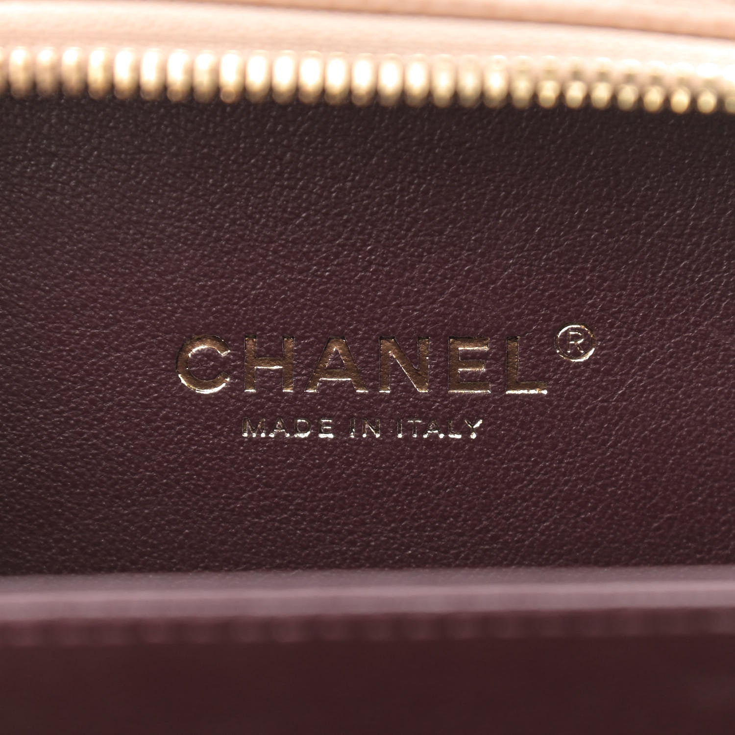 Chanel Caviar Quilted Small CC Filigree Vanity Case Beige Black 6 of 10