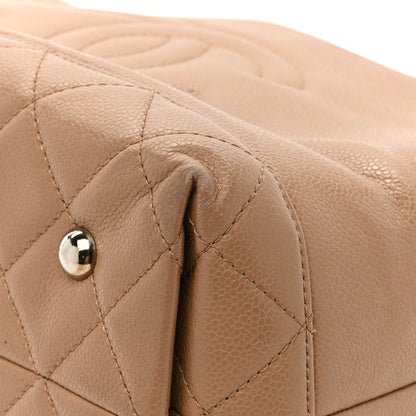 Chanel Caviar Medium Soft CC Top Handle Tote Dark Beige 25 of 29