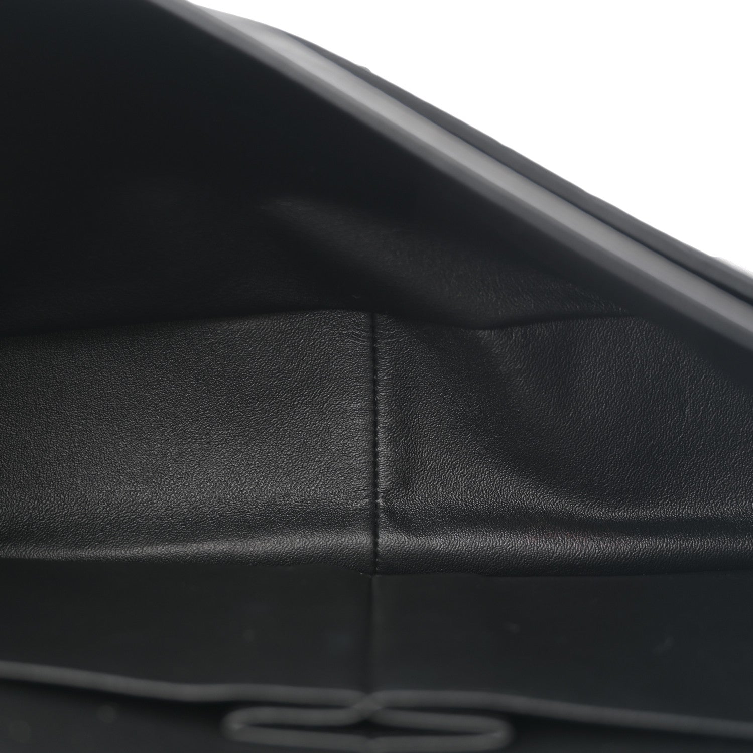 Chanel Lambskin Chevron Quilted Jumbo Double Flap So Black So Black 4 of 9