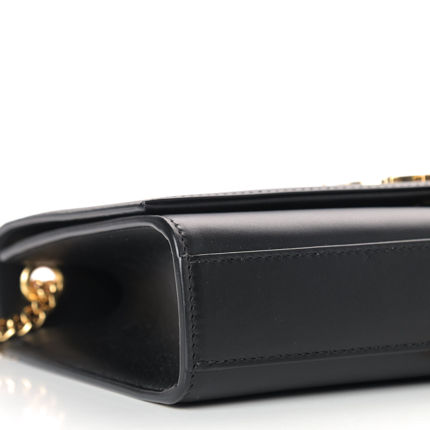 Saint Laurent Smooth Calfskin Medium Classic Monogram Kate Tassel Satchel Black 7 of 8