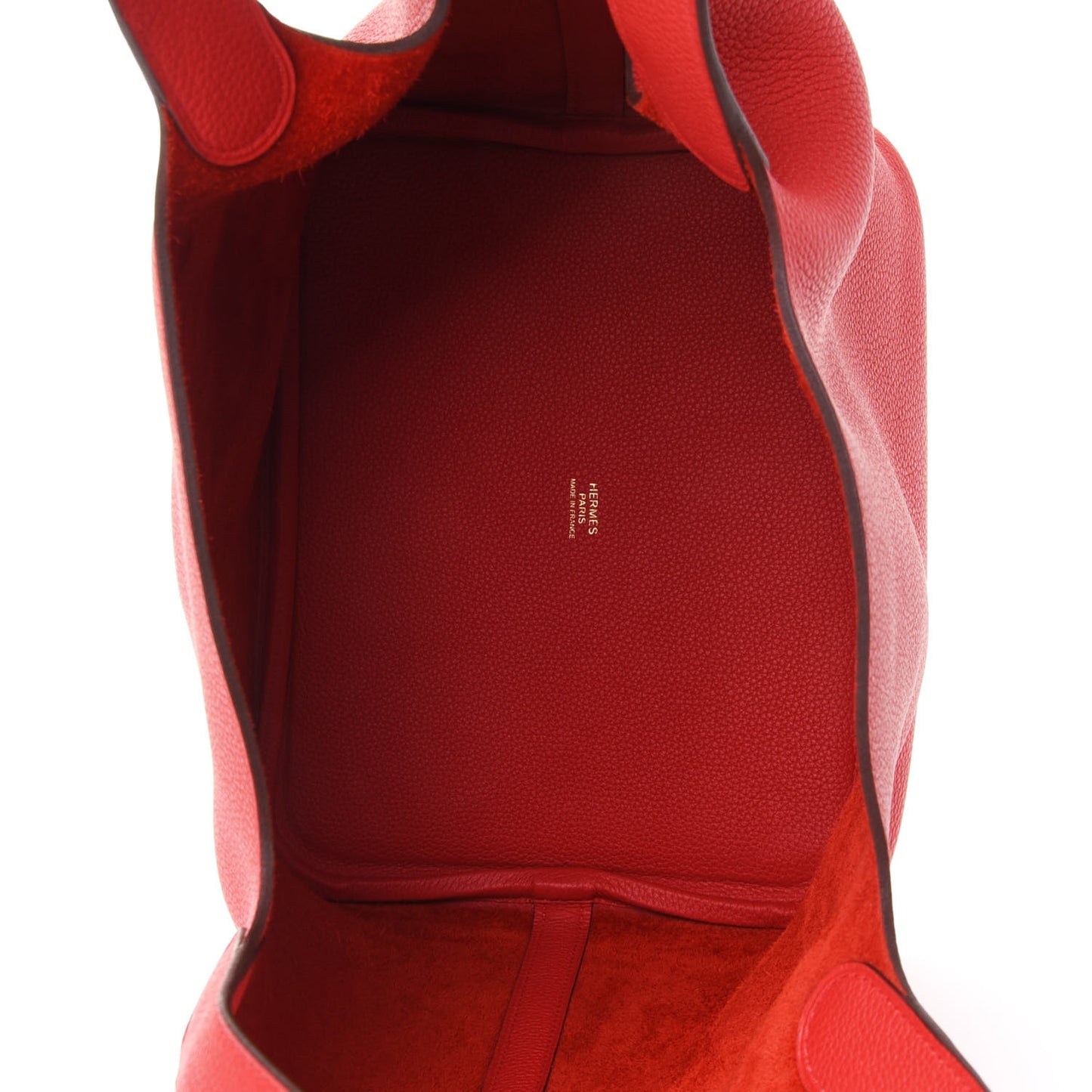 Taurillon Clemence Picotin Lock 22 MM Rouge Tomate