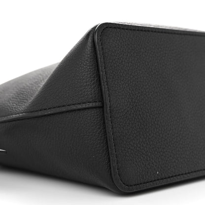 Louis Vuitton Calfskin Nano Lockme Bucket Black 8 of 9