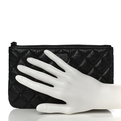 Chanel Aged Calfskin Quilted Medium Reissue Cosmetic Case So Black 2 of 11