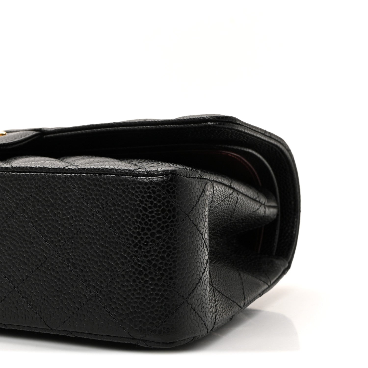 Chanel Caviar Quilted Medium Double Flap Black 10 of 11