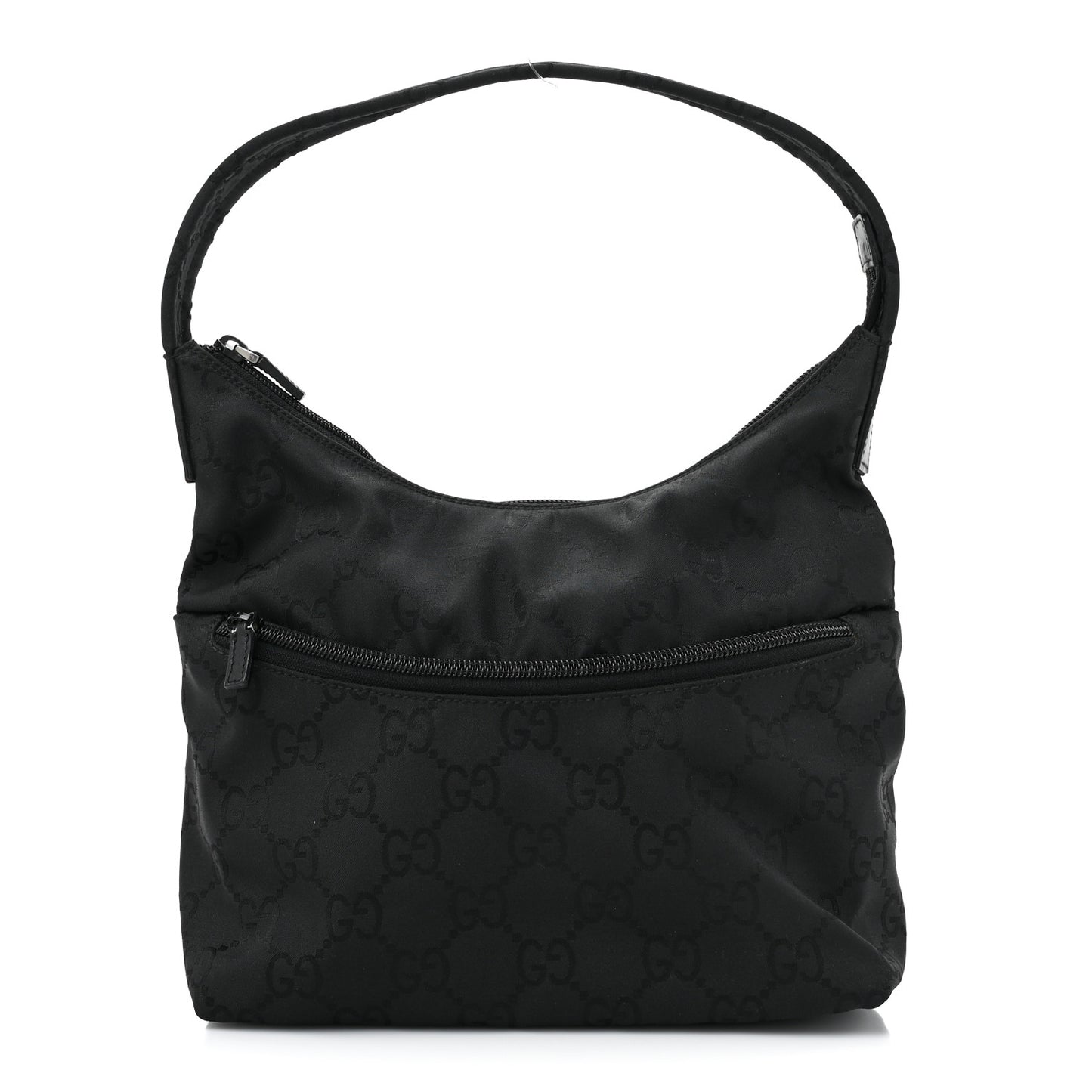 Nylon Monogram Small Hobo Black