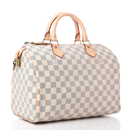 Louis Vuitton Damier Azur Speedy 30 3 of 10