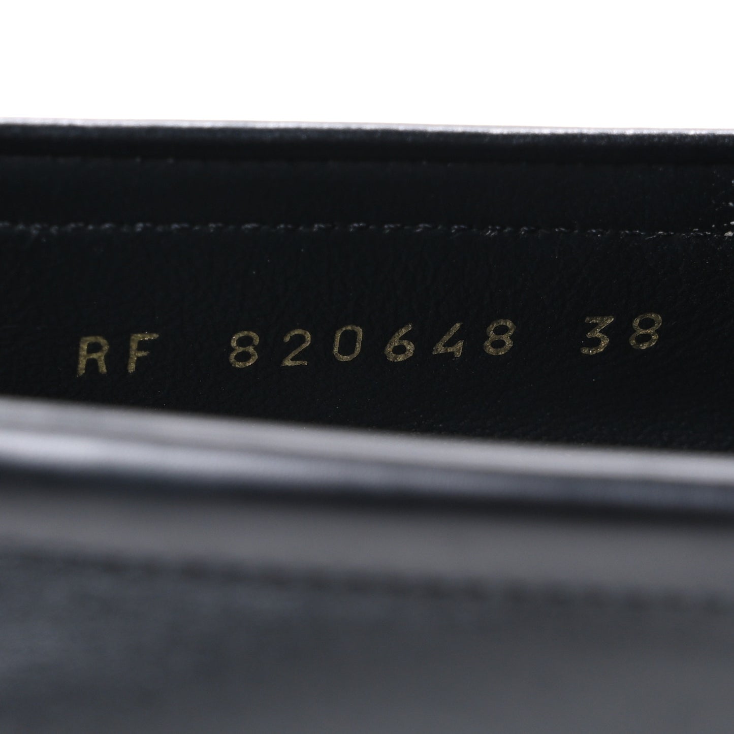 Calfskin Penny Loafers 38 Black