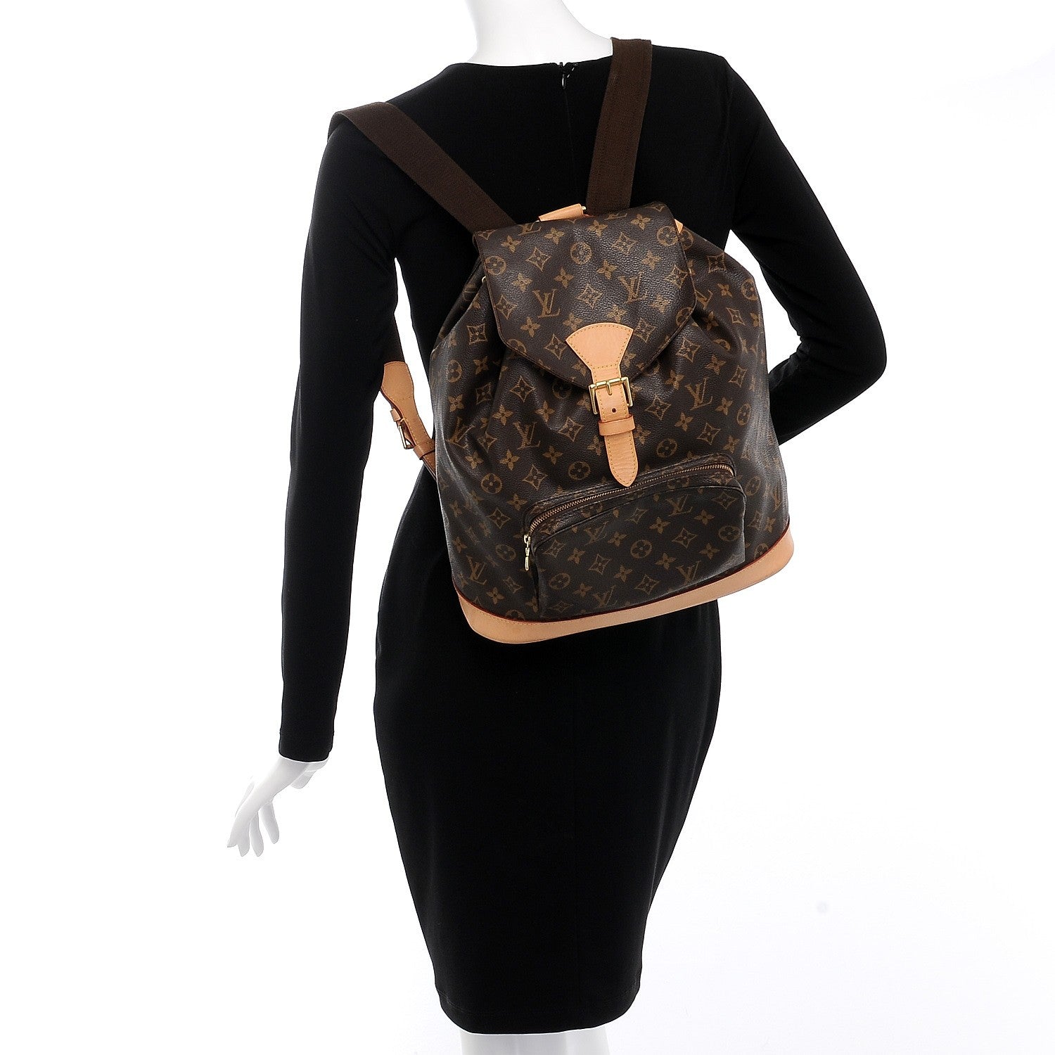 Louis Vuitton Monogram Montsouris GM Backpack 2 of 14