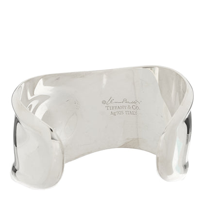 Tiffany Sterling Silver Small Elsa Peretti Left Wrist Bone Cuff Bracelet 3 of 4