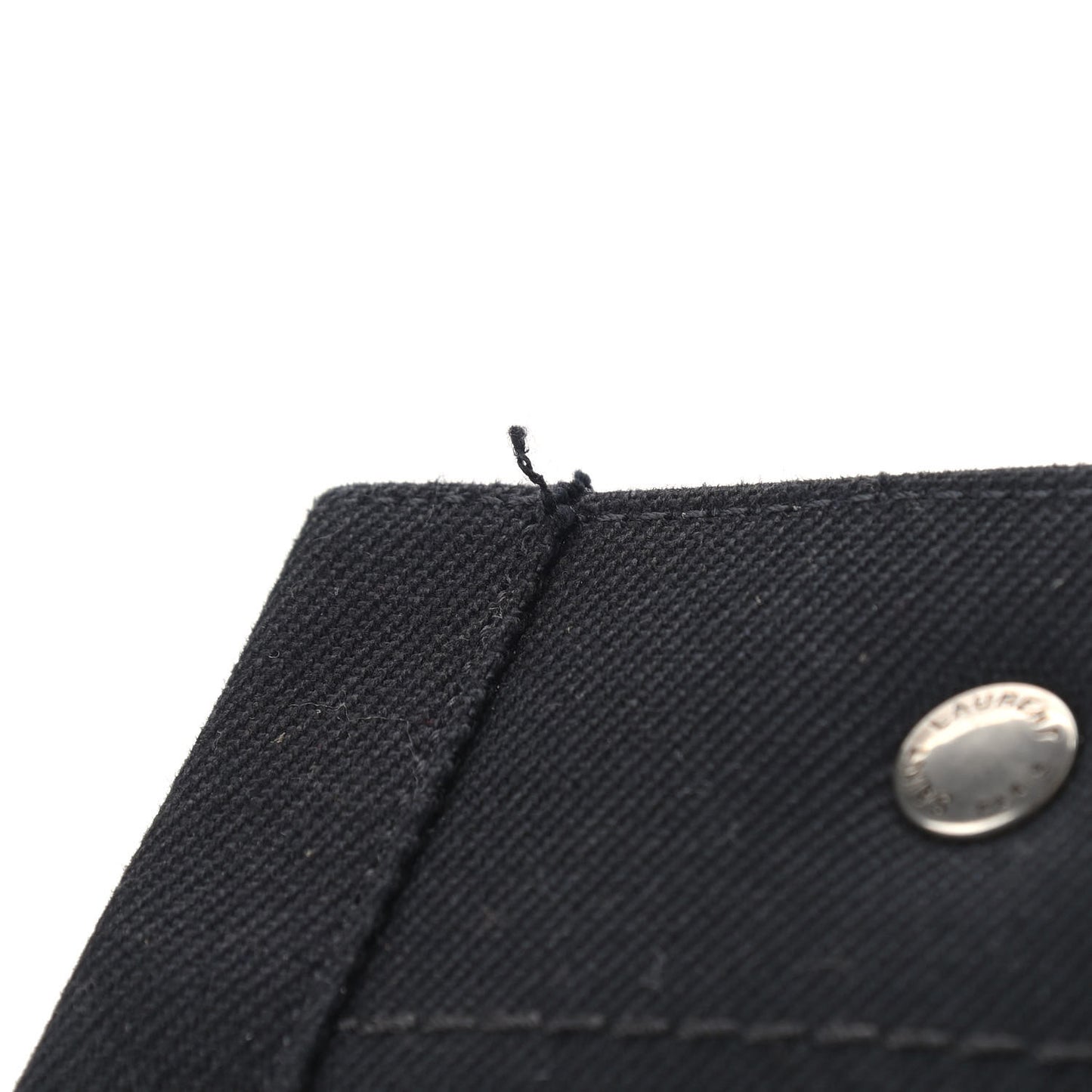 Linen Calfskin Rive Gauche Tote Black