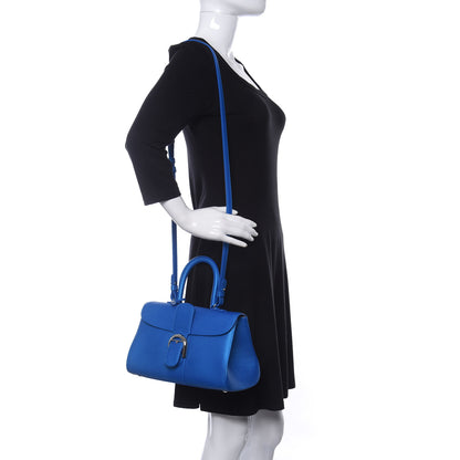 Delvaux Calfskin Mini Brillant East West Satchel Satin Electric 2 of 10