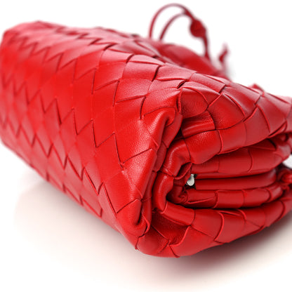 Bottega Veneta Nappa Intrecciato The Mini Pouch Bright Red 12 of 13