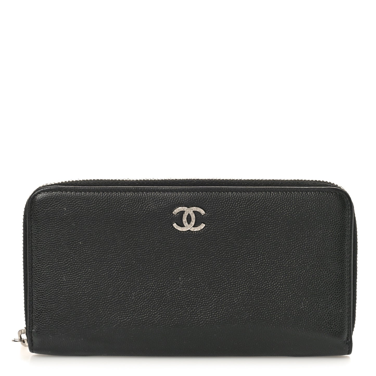 Caviar Sevruga Zip Around Wallet Black