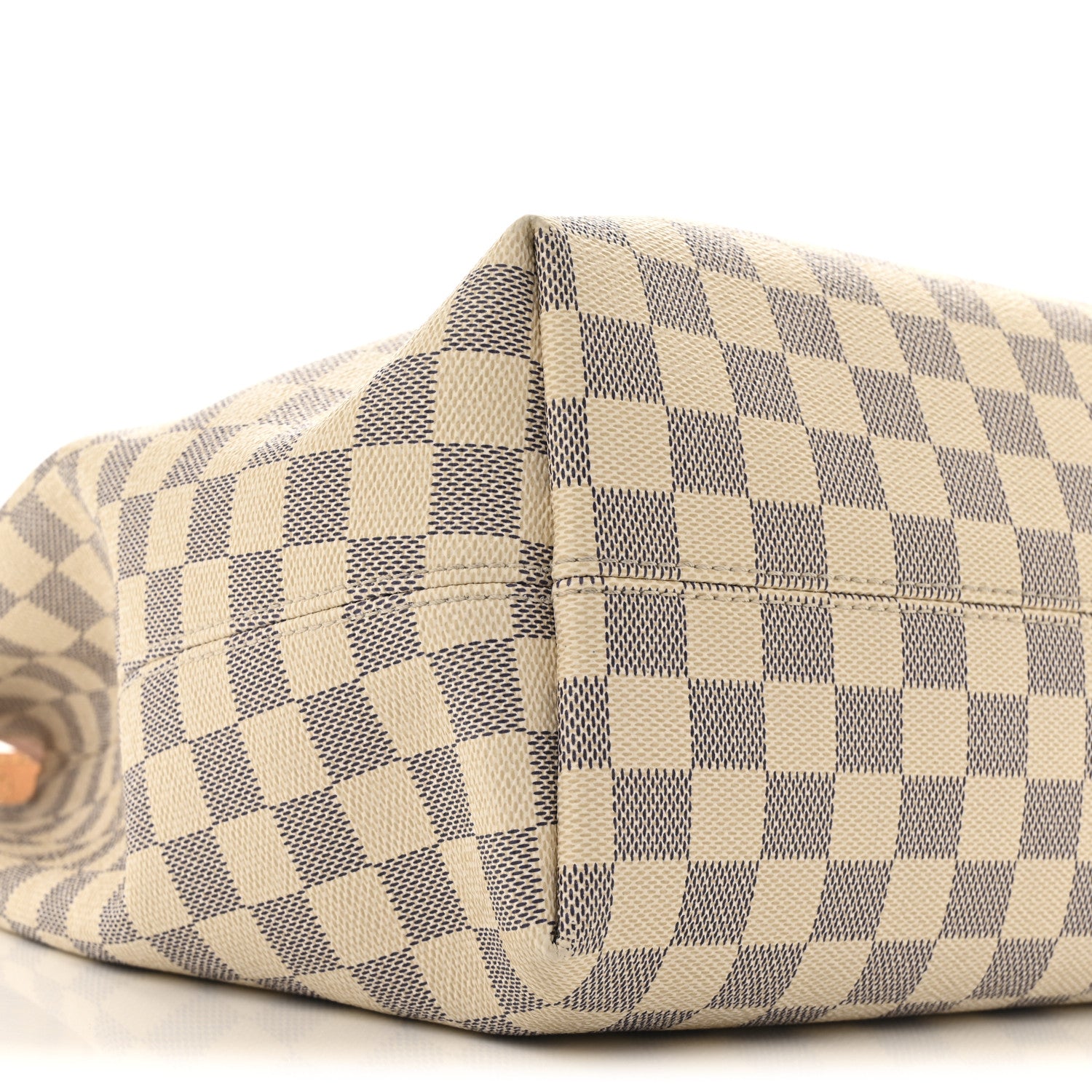 Louis Vuitton Damier Azur Graceful MM Rose Ballerine 9 of 15