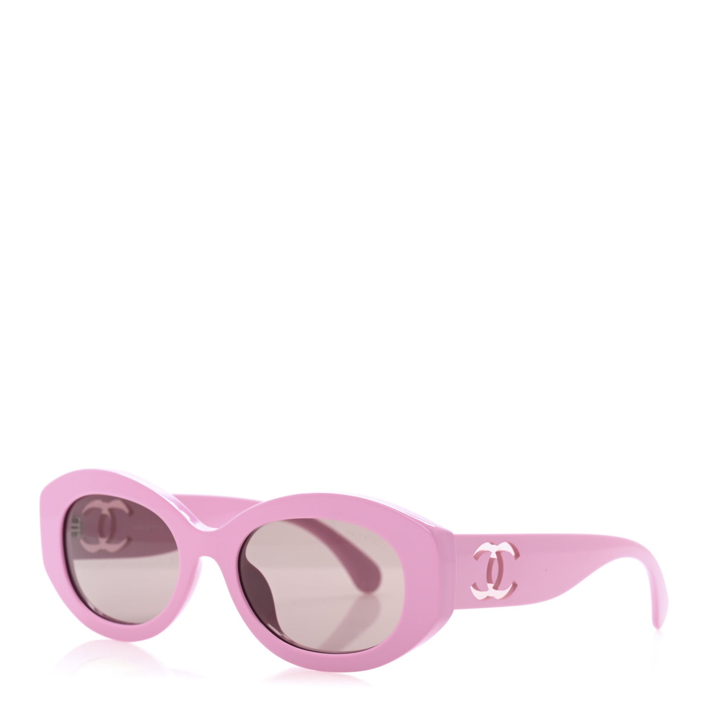 Acetate Nyon Oval CC Sunglasses 5528-A Pink