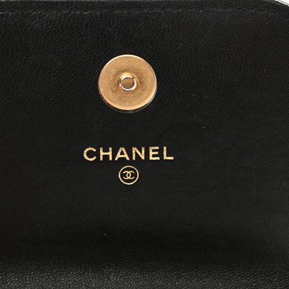 Chanel Lambskin Quilted Chanel 19 Phone Holder With Chain Black 6 of 12
