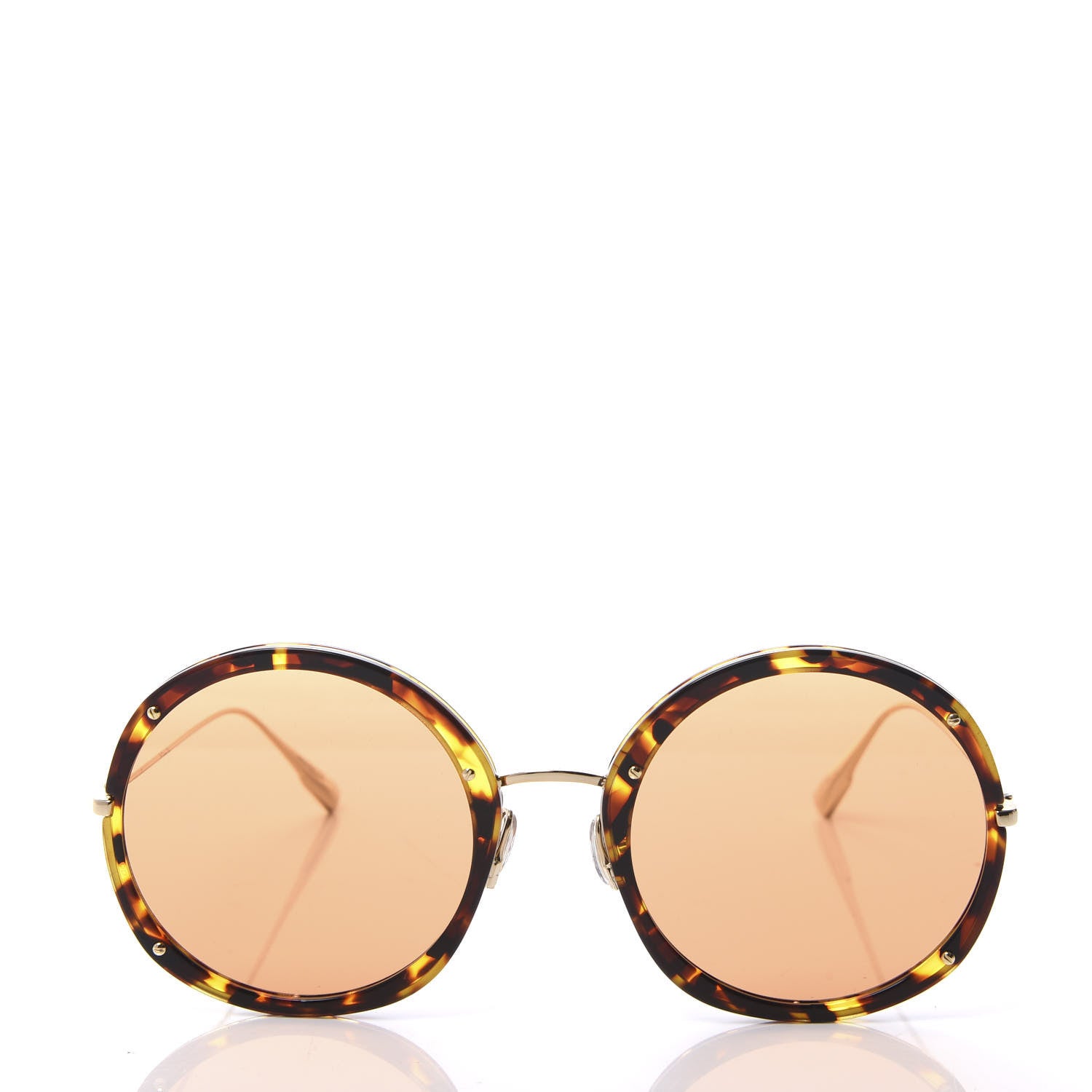 Christian Dior Hypnotic 1 Round Sunglasses Havana Orange 2 of 9