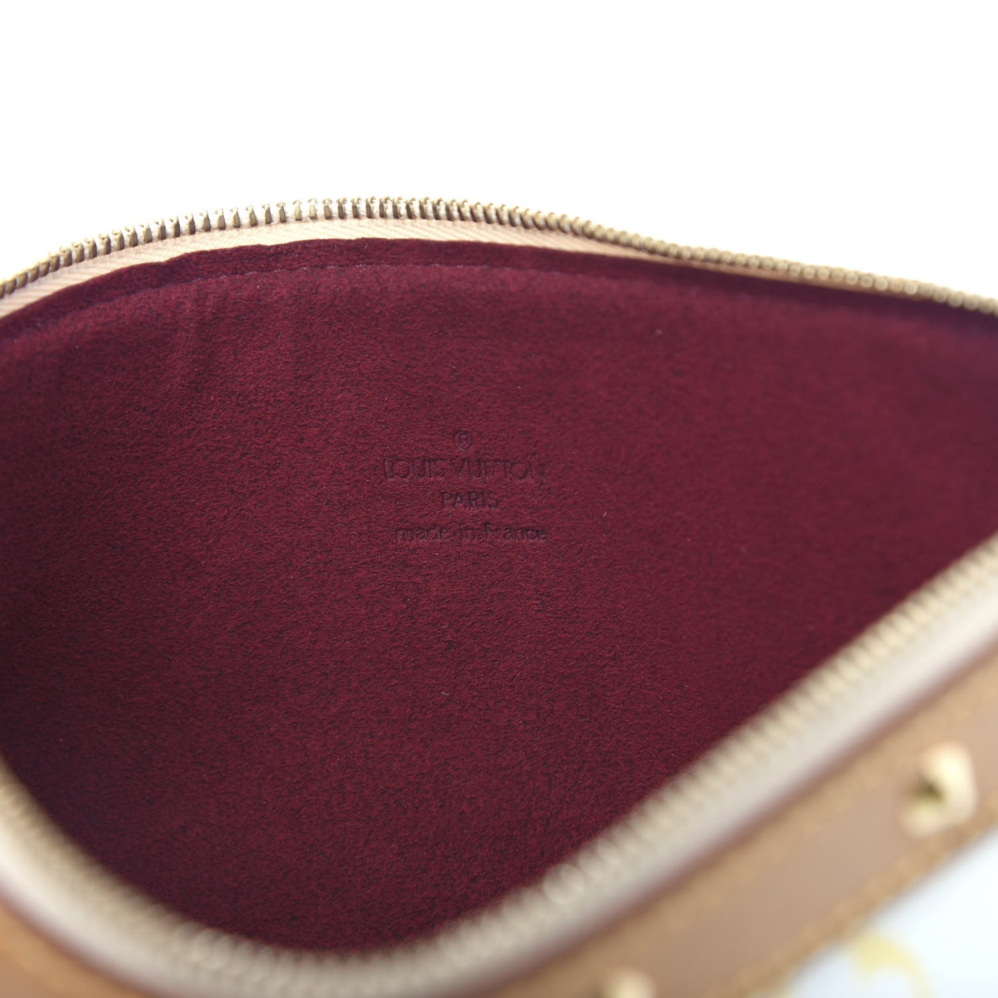 Monogram Multicolor Pochette Accessories White