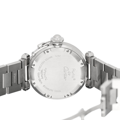 Cartier Stainless Steel 35mm Pasha C Big Date Automatic Watch Black 4 of 4