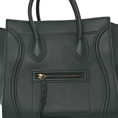 Celine Smooth Calfskin Medium Phantom Luggage Bottle Green Bottle Green 7 of 10
