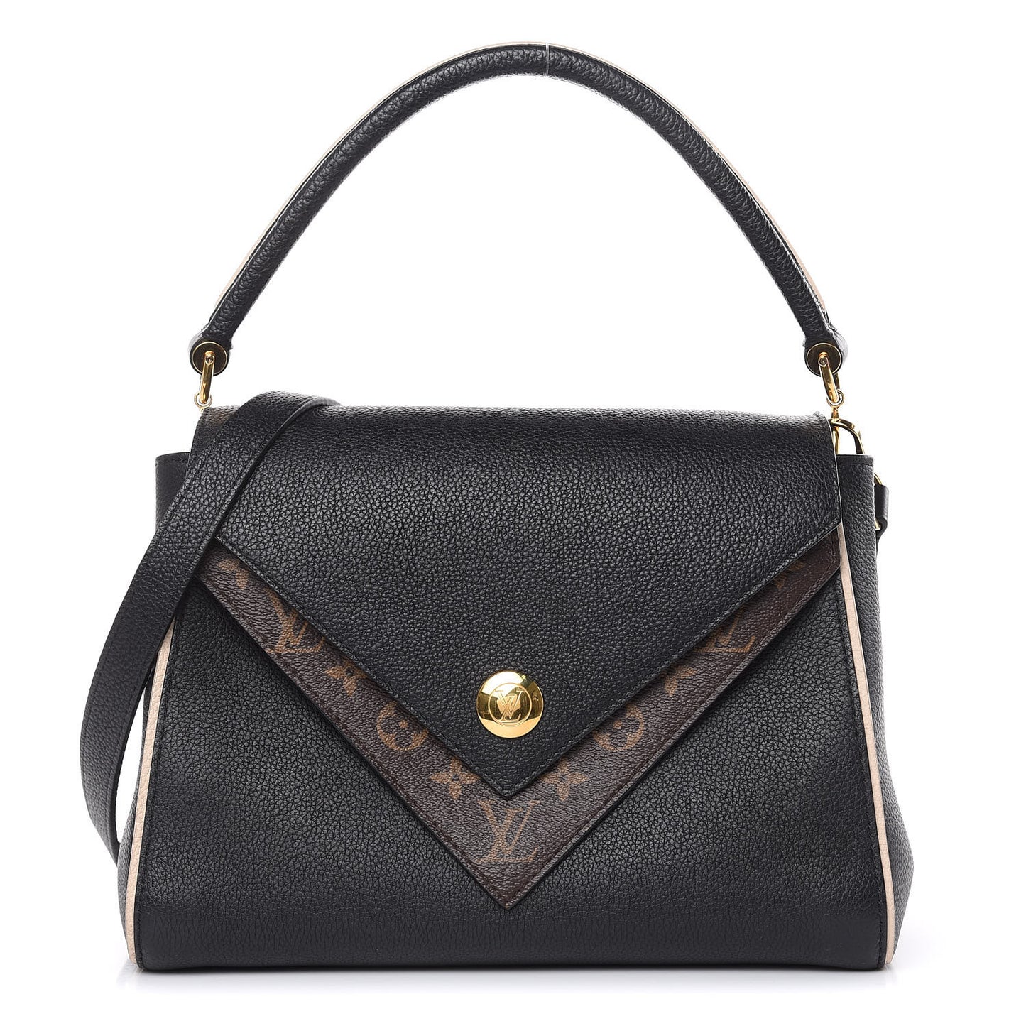 Monogram Double V Black