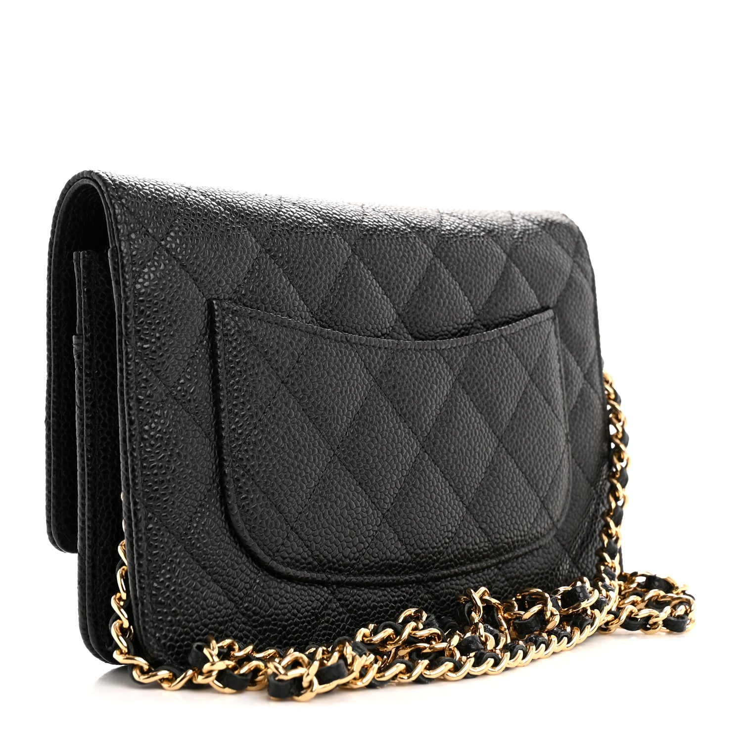 Chanel Caviar Quilted Wallet On Chain WOC Black 3 of 13