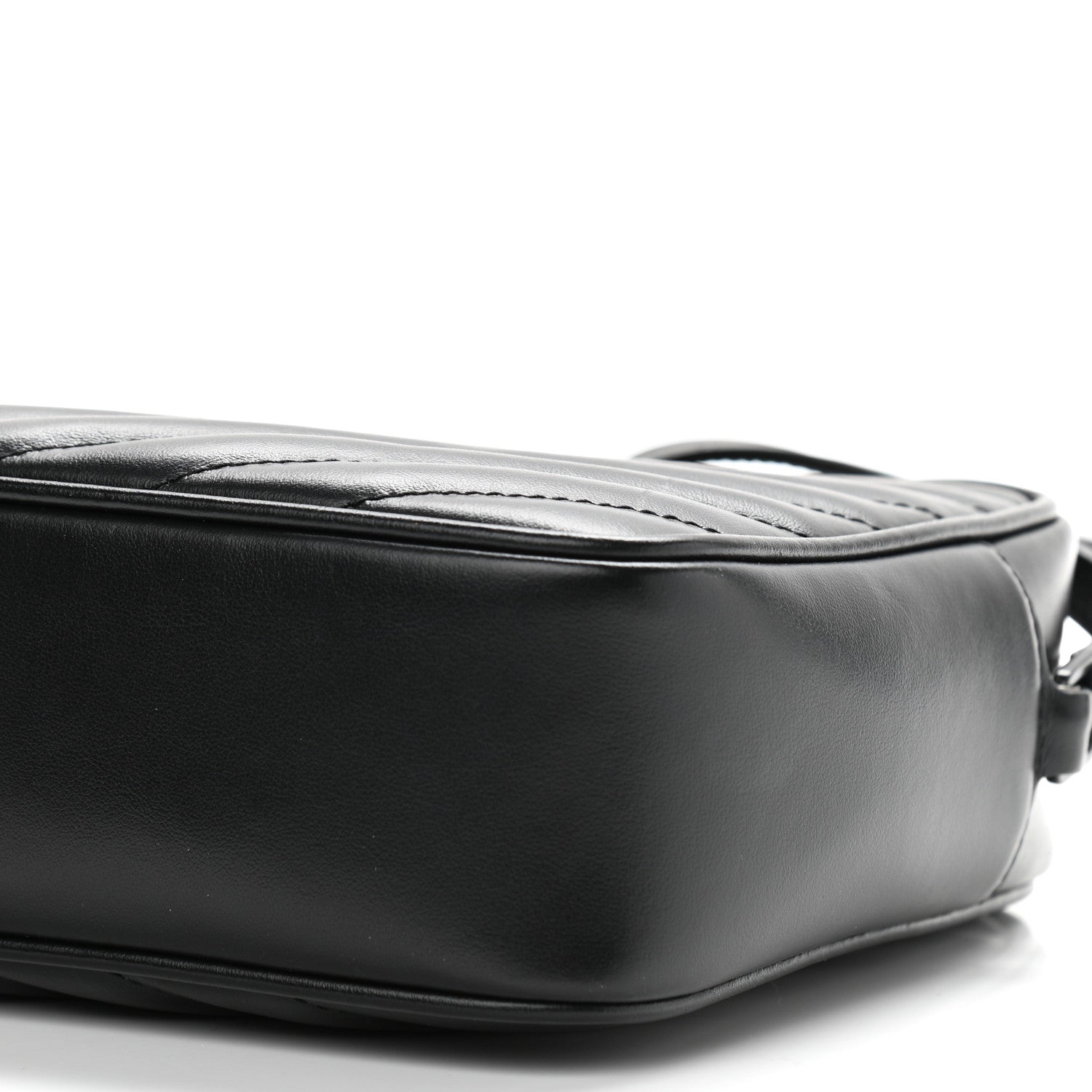 Saint Laurent Calfskin Matelasse Monogram Lou Camera Bag Black 10 of 10