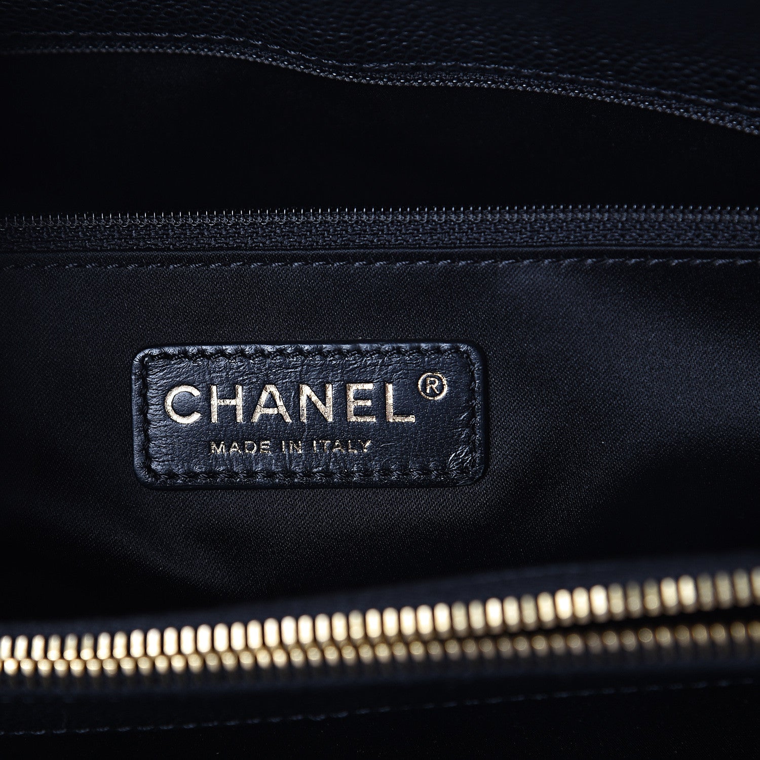 Chanel Caviar Quilted Grand Shopping Tote GST Black 5 of 9
