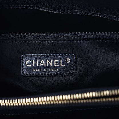 Chanel Caviar Quilted Grand Shopping Tote GST Black 5 of 9
