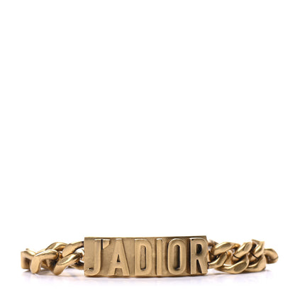 Christian Dior Metal J'Adior Chain Bracelet Gold 1 of 5