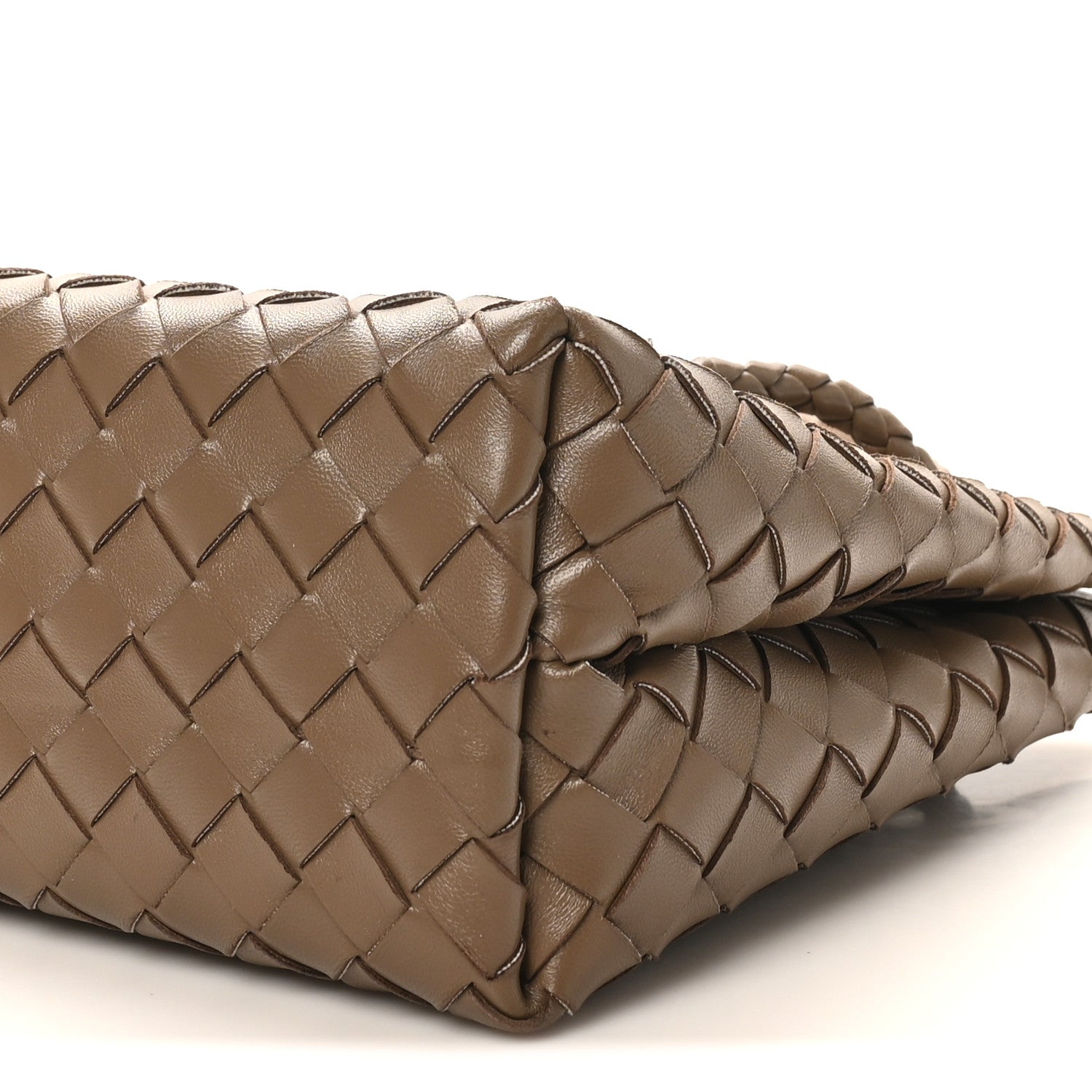 Bottega Veneta Nappa Intrecciato Small Andiamo With Chain Shoulder