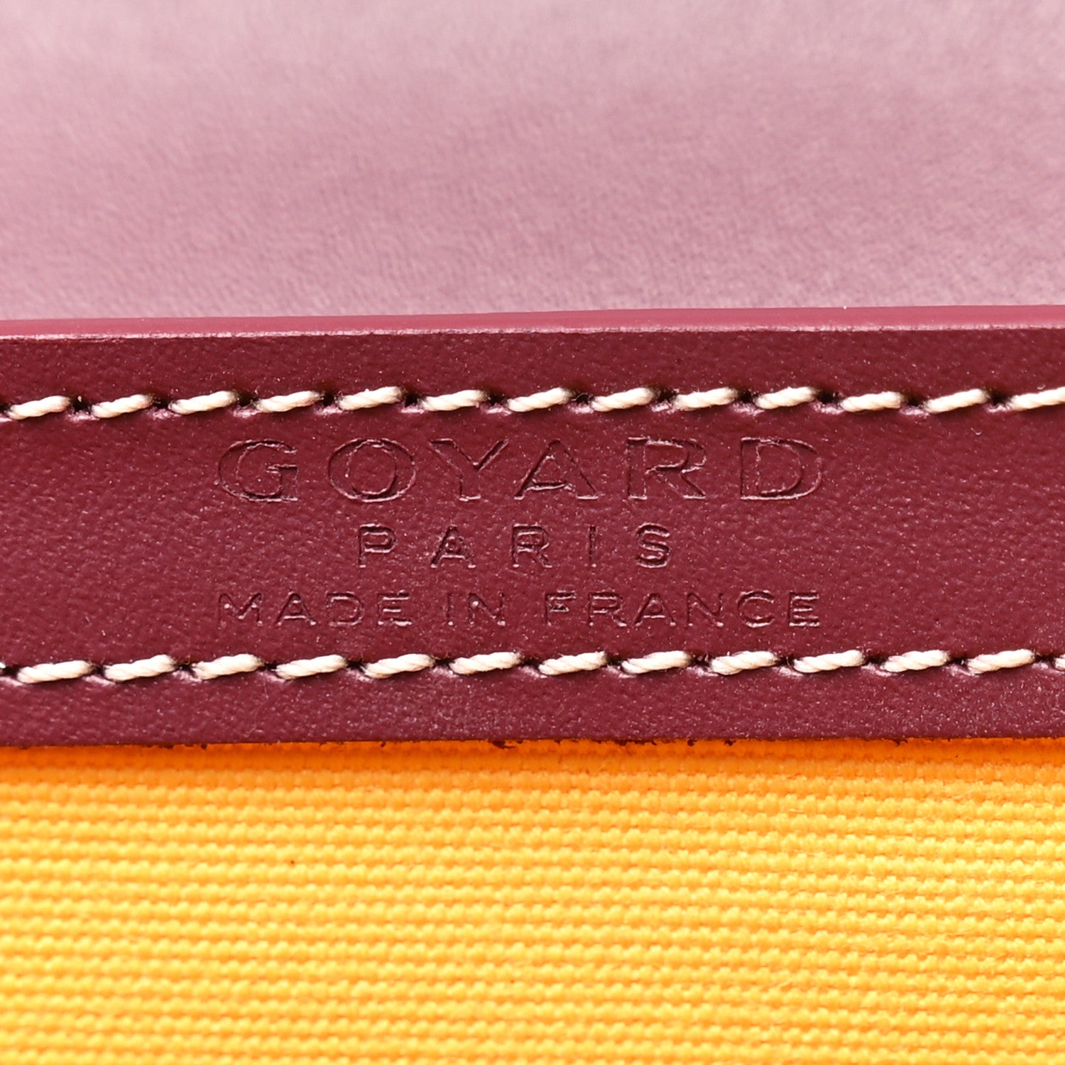 Goyard Goyardine Structure Mini Saigon Burgundy 5 of 10