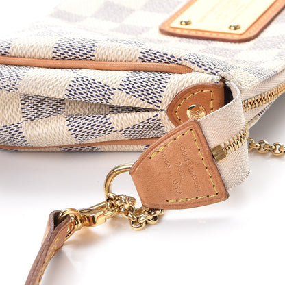 Louis Vuitton Damier Azur Eva Clutch 6 of 11