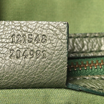 Gucci Leather Small Blondie Hobo Green 7 of 13